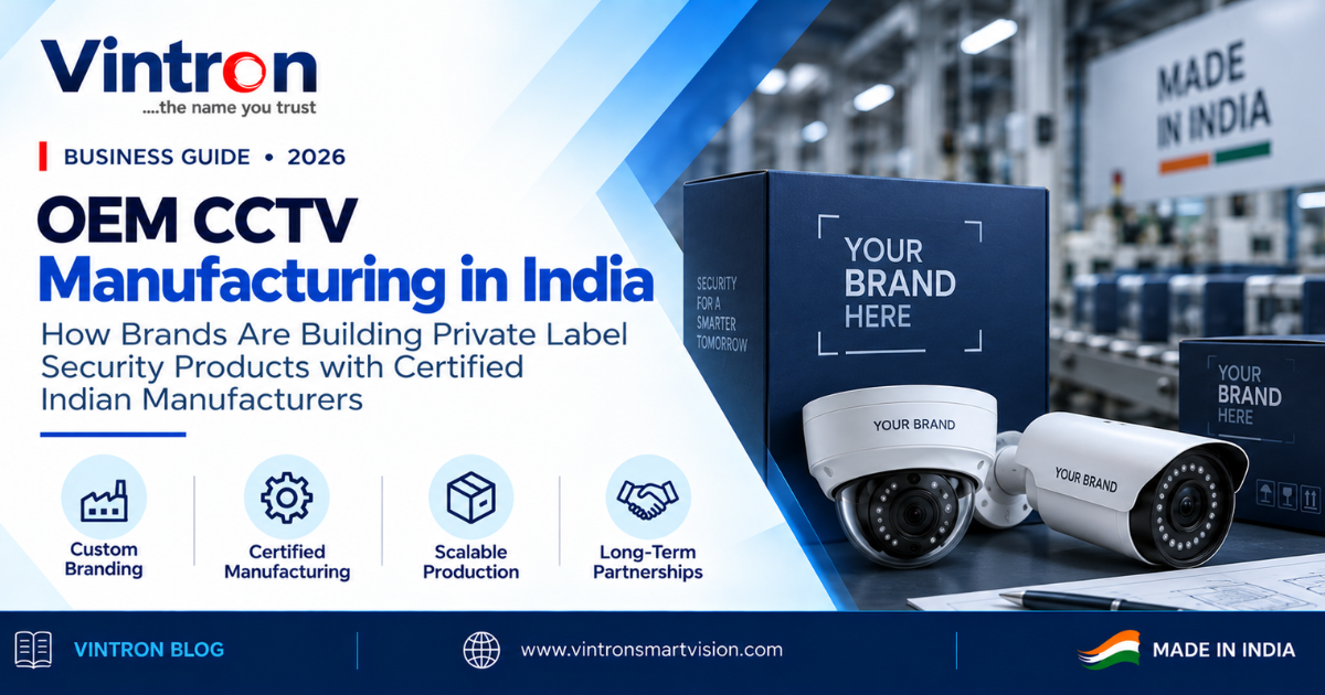 OEM CCTV Manufacturing in India: How Brands Are Building Private-Label Security Products With Certified Indian Manufacturers After the Chinese Ban