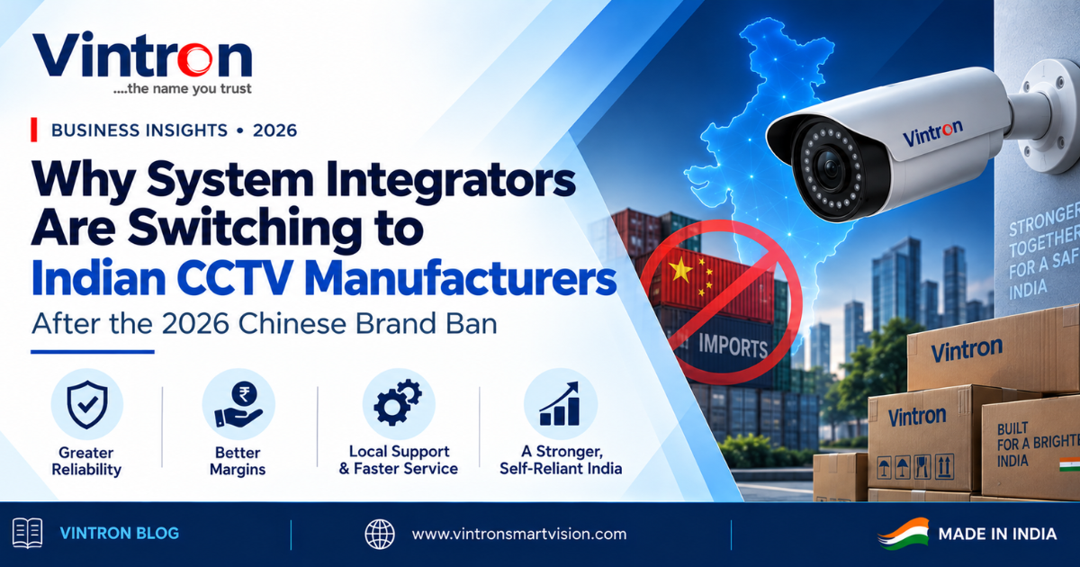 Why System Integrators Are Switching to Indian CCTV Manufacturers After the 2026 Chinese Brand Ban