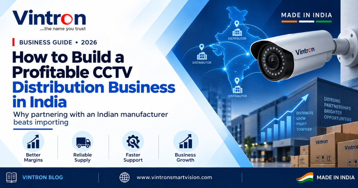 How to Build a Profitable CCTV Distribution Business in India: Why Partnering with an Indian Manufacturer Beats Importing