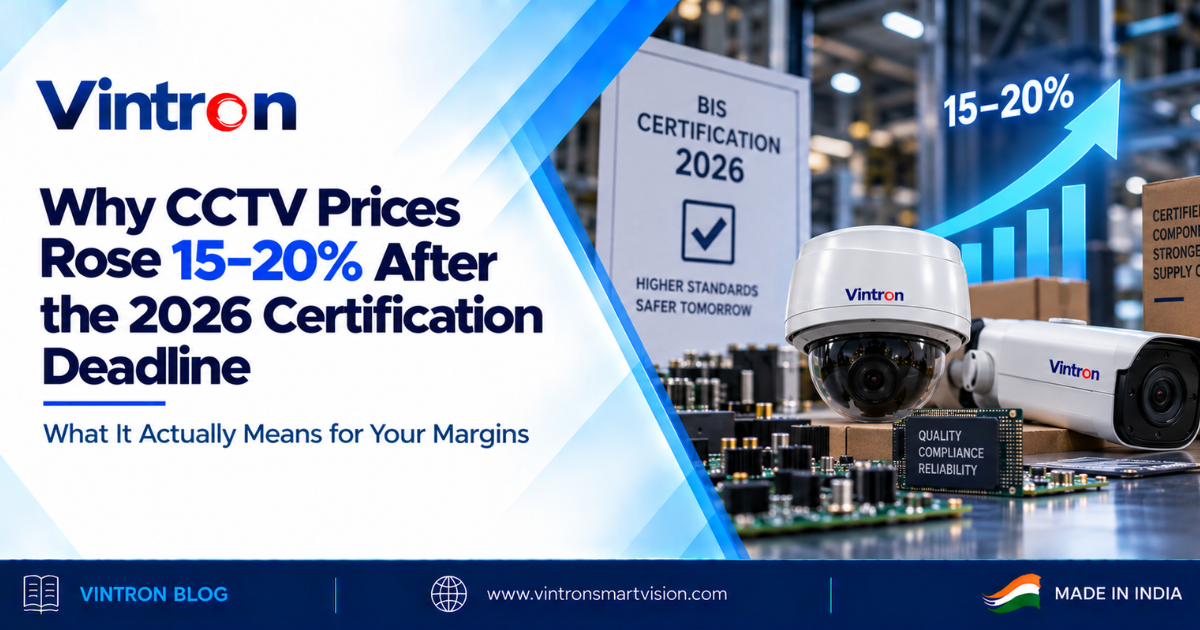Why CCTV Prices Rose 15-20% After the 2026 Certification Deadline — And What It Actually Means for Your Margins
