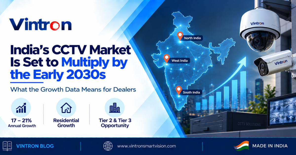 India’s CCTV Market Is Set to Multiply by the Early 2030s — What the Growth Data Means for Dealers Right Now