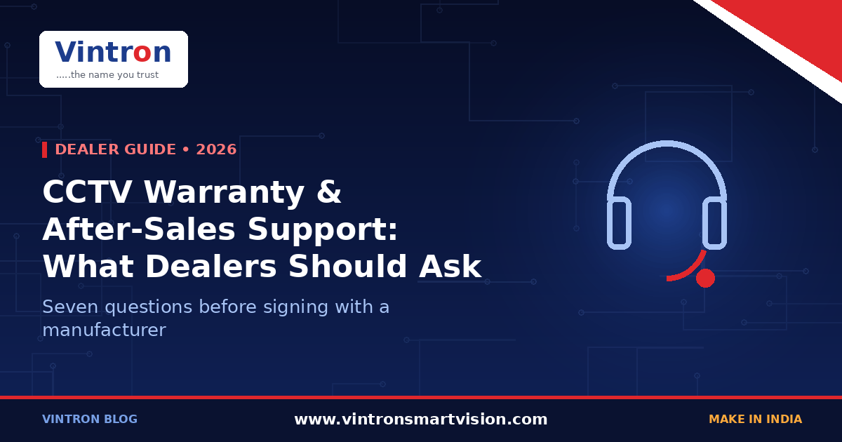 Understanding CCTV Warranty & After-Sales Support in 2026: What Every Dealer Should Ask Before Signing With a Manufacturer